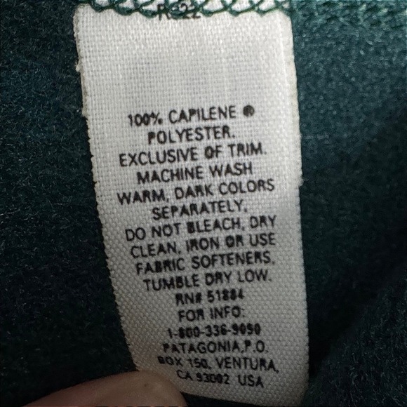 Patagonia Capilene Mens Thermal Base Layer Pants Medium Teal Green Polyester - Picture 3 of 8